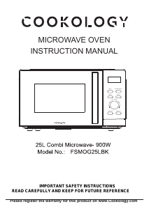 Handleiding Cookology FSMOG25LBK Magnetron