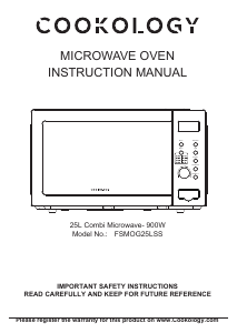 Handleiding Cookology FSMOG25LSS Magnetron
