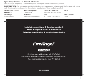 Mode d’emploi FireAngel W2-CO-10X-EU Détecteur de monoxyde de carbone