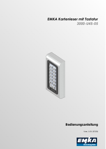 Bedienungsanleitung EMKA 3000-U45-05 Kartenleser