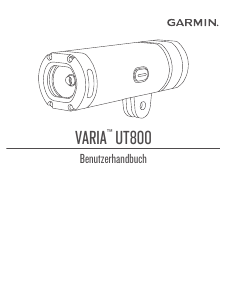 Bedienungsanleitung Garmin Varia UT800 Fahrradlampe