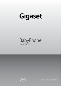 Bedienungsanleitung Gigaset PV830 BabyPhone Babyphone