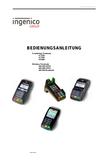 Bedienungsanleitung Ingenico iCT250 Zahlungsgerät