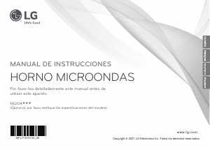 Mode d’emploi LG MS2042D Micro-onde