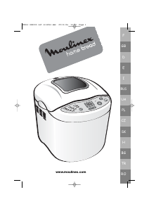 Manual de uso Moulinex OW2000 Home Bread Máquina de hacer pan