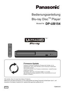 Bedienungsanleitung Panasonic DP-UB154EF Blu-ray player