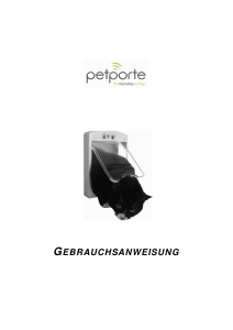 Bedienungsanleitung Pet Porte Microchip Katzenklappe