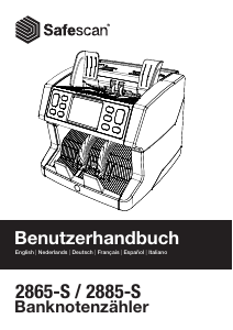 Bedienungsanleitung Safescan 2885-S Banknotenzähler