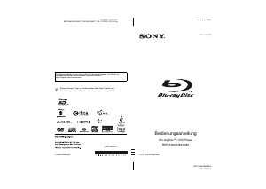 Bedienungsanleitung Sony BDP-S480 Blu-ray player