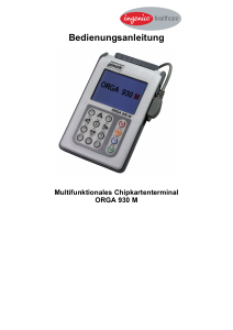 Bedienungsanleitung Ingenico ORGA 930 M Kartenleser