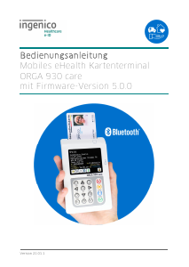 Bedienungsanleitung Ingenico ORGA 930 Care Kartenleser
