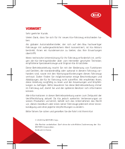 Bedienungsanleitung Kia Picanto (2021)