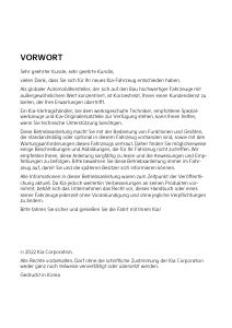 Bedienungsanleitung Kia Niro EV (2022)