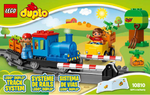 Handleiding Lego set 10810 Duplo Duwtrein