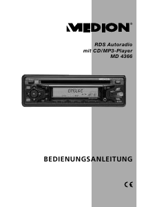 Bedienungsanleitung Medion MD 4366 Autoradio