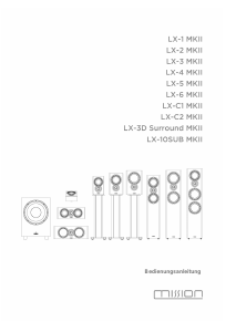 Bedienungsanleitung Mission LX-C2 MKII Lautsprecher
