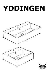 Käyttöohje IKEA YDDINGEN Pesuallas