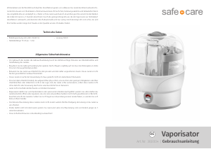 Bedienungsanleitung Safe & Care 360004 Sterilisator