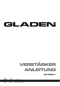 Bedienungsanleitung Gladen RC1200c1 Verstärker