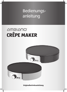 Bedienungsanleitung Ambiano GT-SF-CPM-04 Crêpes Maker
