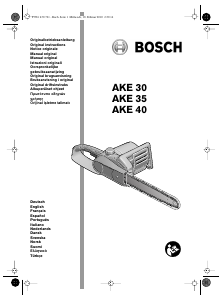 Handleiding Bosch AKE 40 Kettingzaag