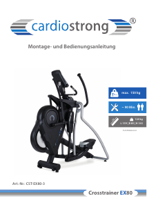Bedienungsanleitung Cardiostrong EX80 Crosstrainer