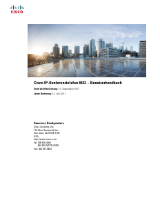 Bedienungsanleitung Cisco 8832 Konferenztelefon