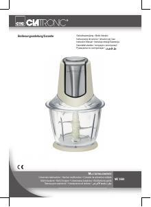 Manuale Clatronic MZ 3560 Tritatutto