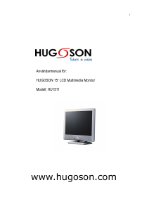 Bruksanvisning Hugoson HU1511 LCD TV