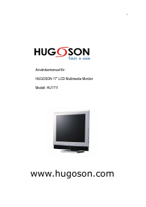 Bruksanvisning Hugoson HU1711 LCD TV