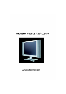 Bruksanvisning Hugoson HU2011 LCD TV