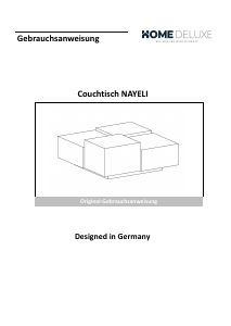 Bedienungsanleitung Home Deluxe Nayeli Couchtisch