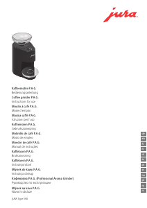 Bedienungsanleitung Jura 590 PAG Kaffeemühle