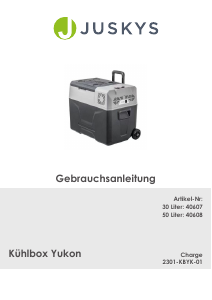 Bedienungsanleitung Juskys Yukon Kühlbox
