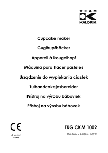 Manual de uso Kalorik TKG CKM 1002 Máquina de cupcake