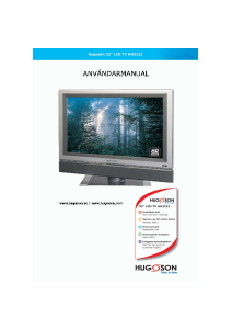Bruksanvisning Hugoson HU3221 LCD TV