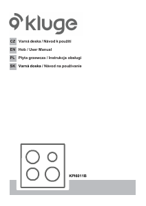 Handleiding Kluge KPI6011B Kookplaat