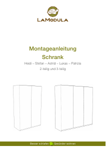 Bedienungsanleitung LaModula Heidi Kleiderschrank