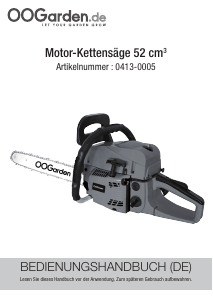 Bedienungsanleitung OOGarden CN-52 Kettensäge