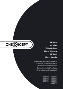 Manuale OneConcept Mr. Rudy Decorazione natalizia