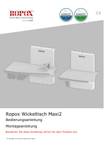 Bedienungsanleitung Ropox Maxi2 Wickeltisch
