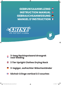 Mode d’emploi Shine 22-285 Séchoir à linge