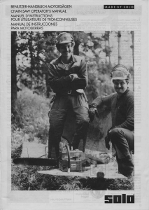 Bedienungsanleitung Solo 95 Kettensäge