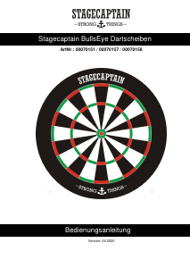 Handleiding Stagecaptain 00070158 Dartboard