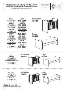 Handleiding Transland Anouk Babybed