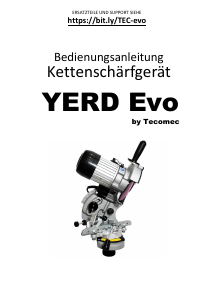 Bedienungsanleitung Tecomec YERD Evo Kettenschärfer