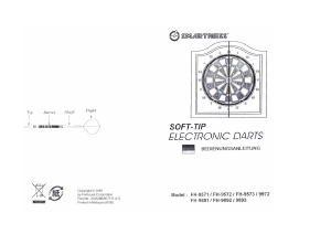 Bedienungsanleitung Smartness FH-9892 Dartscheibe