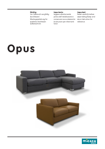 Bedienungsanleitung Micasa Opus Schlafsofa