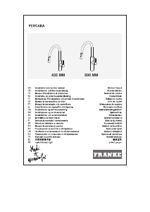 Handleiding Franke Pescara Kraan