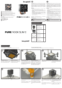 Bedienungsanleitung Be Quiet! Pure Rock Slim 2 CPU Kühler